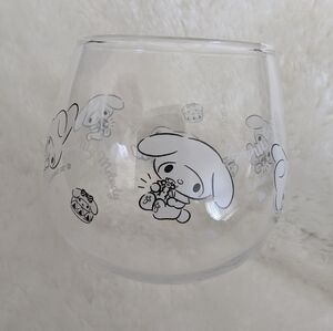 NIB Sanrio My Melody Wobbling Tumbler Glass Cup